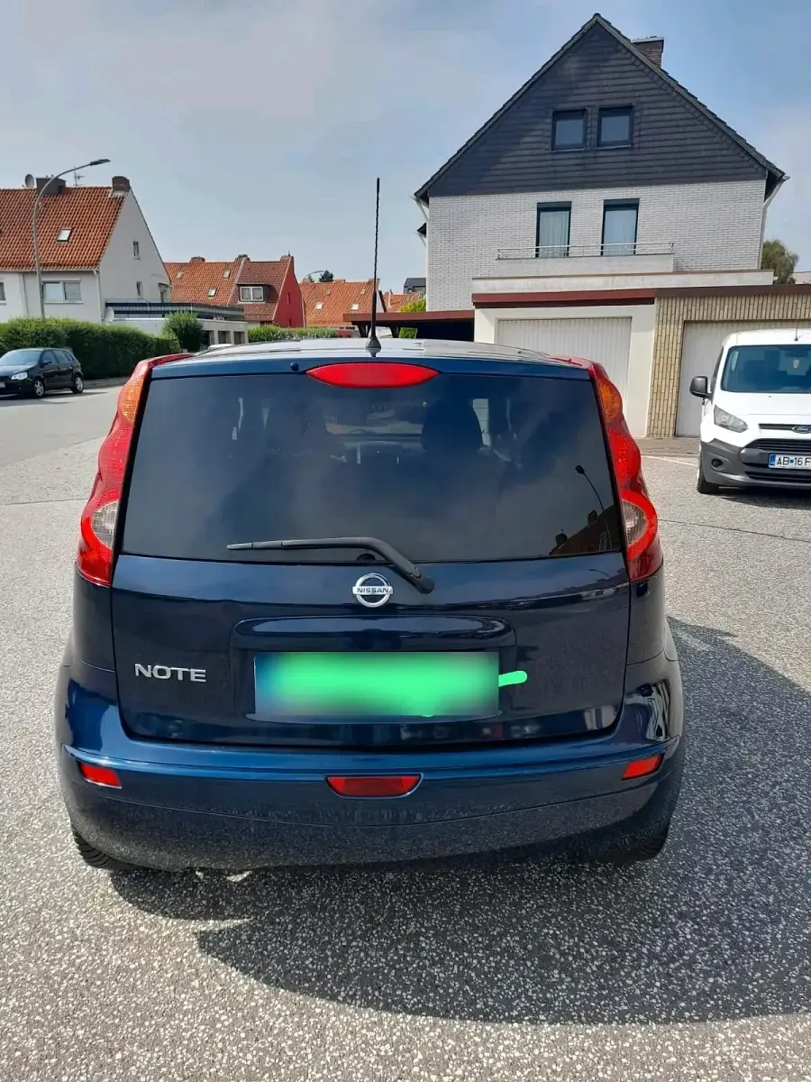 Gebraucht Nissan Note 85 PS (62 kW) 2009 Blau Kleinwagen