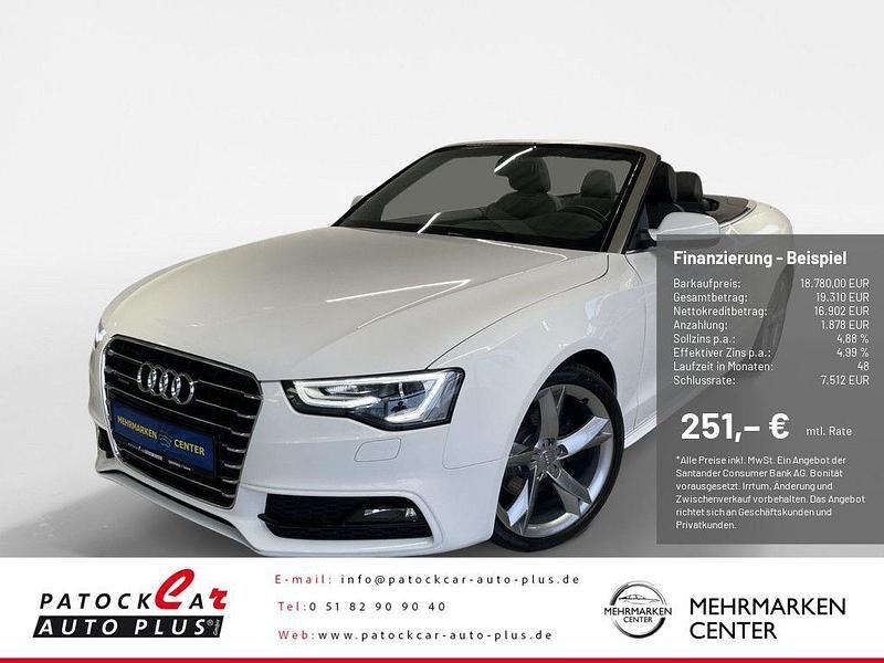 Gebraucht Audi A5 Cabriolet S-Line 190 PS (139 kW) 2016 Weiß Cabrio