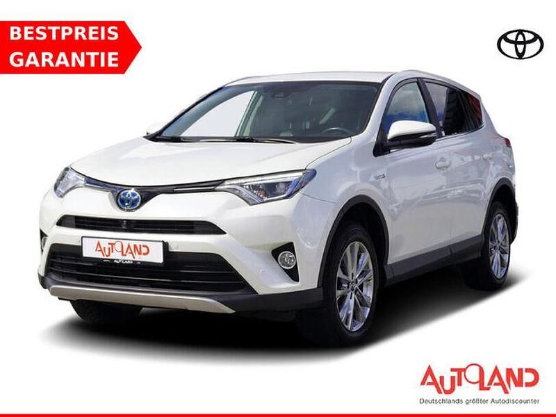 Weiß Gebraucht 2017 Toyota RAV4 Hybrid Executive SUV | 20.990 € (Fairer Preis) - Bild 1/4
