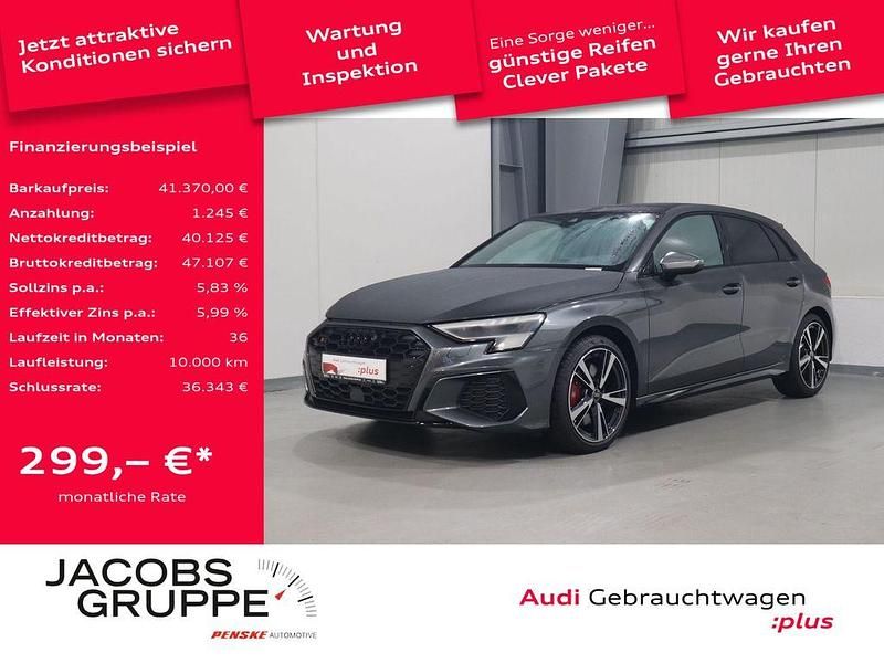 Daytonagrau perleffekt Gebraucht 2024 Audi S3 Ambiente Limousine | 41.370 € (Guter Preis) - Bild 1/4