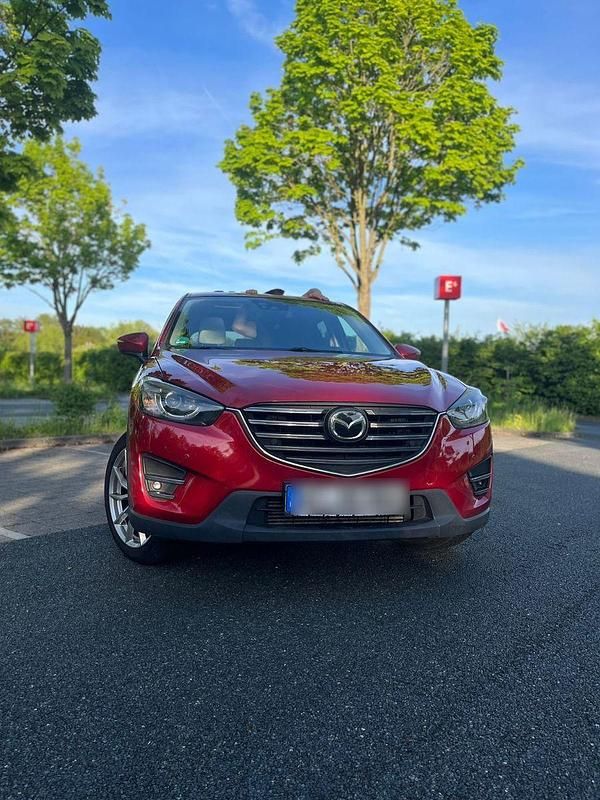 Rot Gebraucht 2015 Mazda CX-5 Sports-Line SUV | 13.500 € (Teuer) - Bild 1/4