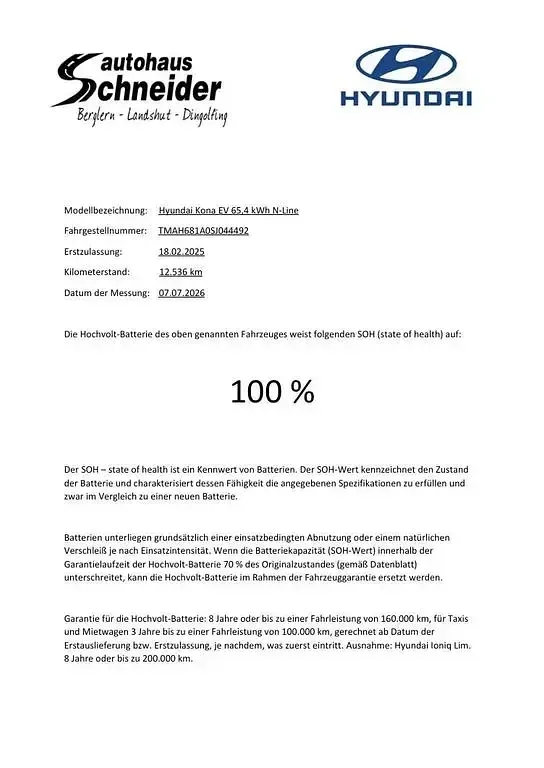 Gebraucht Hyundai Kona N Line 160 kW (218 PS) 2025 Ecotronic grey metallic SUV