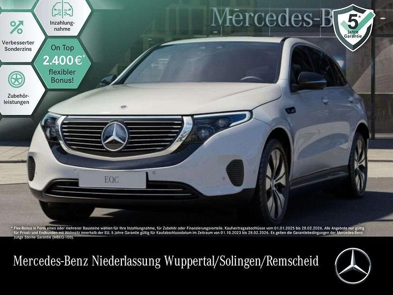 Polarweiß Gebraucht 2021 Mercedes EQC400 SUV | 35.990 € (Fairer Preis) - Bild 1/3