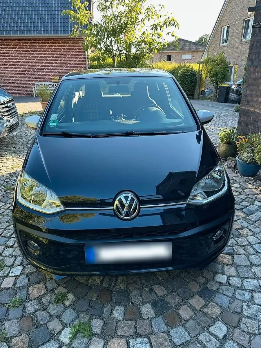 Gebraucht VW up! CLUB 60 PS (44 kW) 2016 Schwarz Kleinwagen