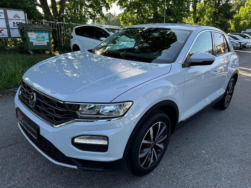 Silber Gebraucht 2021 VW T-Roc Style SUV | 17.900 € - Bild 1/4
