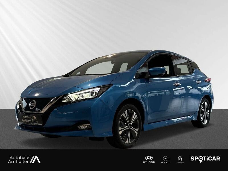 Blau Gebraucht 2021 Nissan Leaf Tekna Kleinwagen | 20.940 € (Fairer Preis) - Bild 1/4