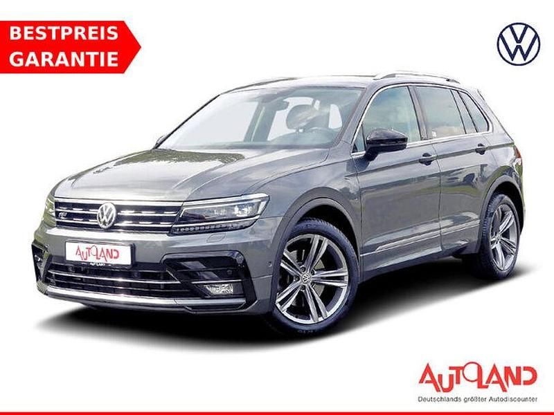 Grau Gebraucht 2019 VW Tiguan R-line SUV | 30.950 € (Fairer Preis) - Bild 1/4