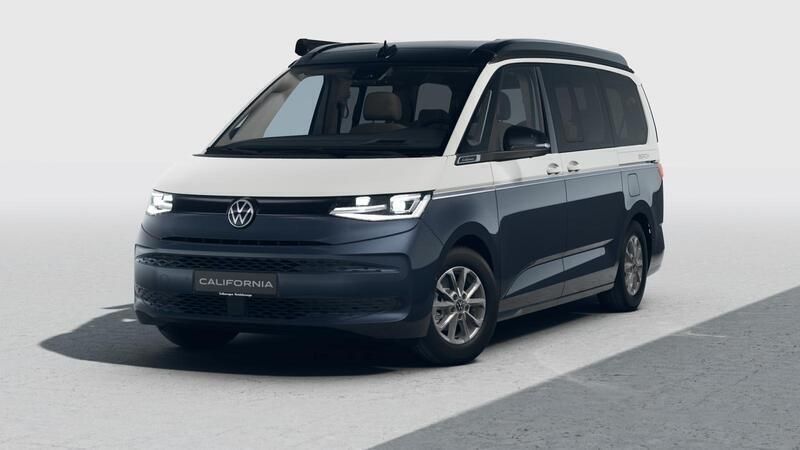Gebraucht VW T7 Highline 150 PS (110 kW) 2024 Monosilber metallic / energeticorange metallic dach schwarz Van