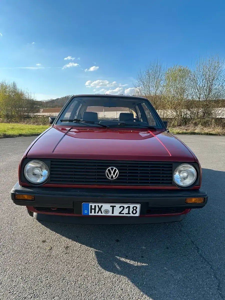 Gebraucht VW Golf II 53 PS (38 kW) 1986 Rot Kleinwagen