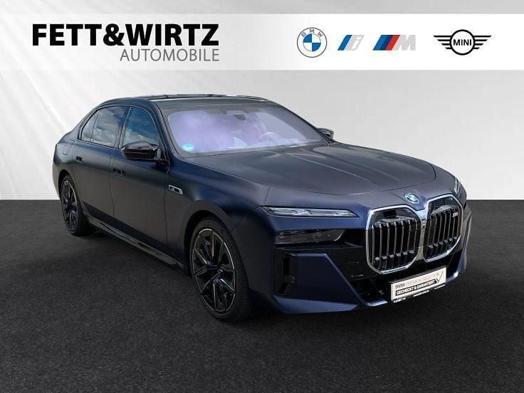 Bmw individual frozen tanzanite blau metallic Gebraucht 2023 BMW M760e Comfort Edition Limousine | 109.800 € (Superpreis) - Bild 1/3