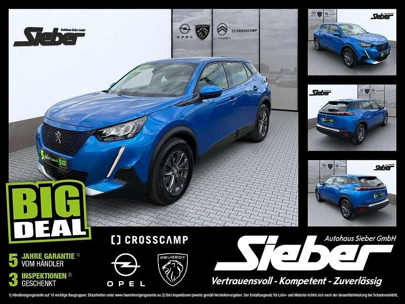 Blau/typ aussenverkleidung met Gebraucht 2021 Peugeot e-2008 Active SUV | 14.990 € (Superpreis) - Bild 1/4