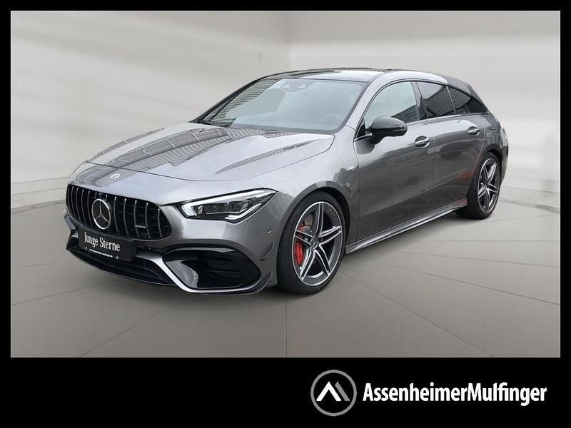 Grau Gebraucht 2023 Mercedes CLA45 AMG Shooting Brake AMG Kombi | 50.709 € (Guter Preis) - Bild 1/2