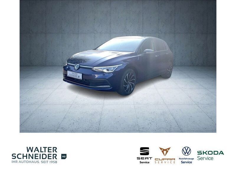 Atlantic blue metallic Gebraucht 2023 VW Golf VIII Active Limousine | 24.950 € (Fairer Preis) - Bild 1/4