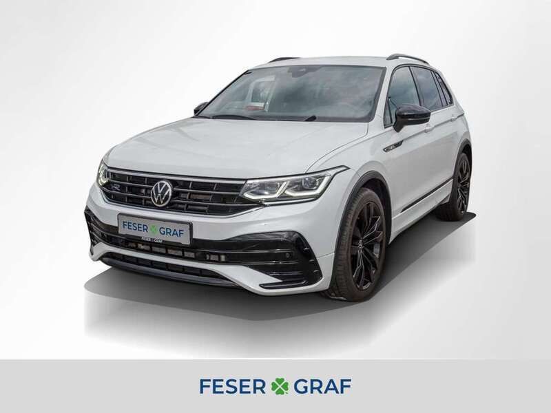 Oryxweiß perlmutteffekt Gebraucht 2021 VW Tiguan R-line SUV | 31.440 € (Guter Preis) - Bild 1/4