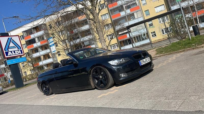 Schwarz Gebraucht 2007 BMW 325 Cabriolet Cabrio | 8.000 € (Guter Preis) - Bild 1/4