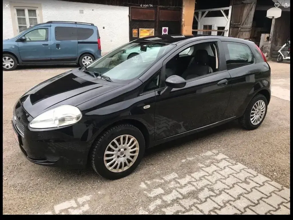 Gebraucht Fiat Punto 77 PS (56 kW) 2009 Schwarz Kleinwagen