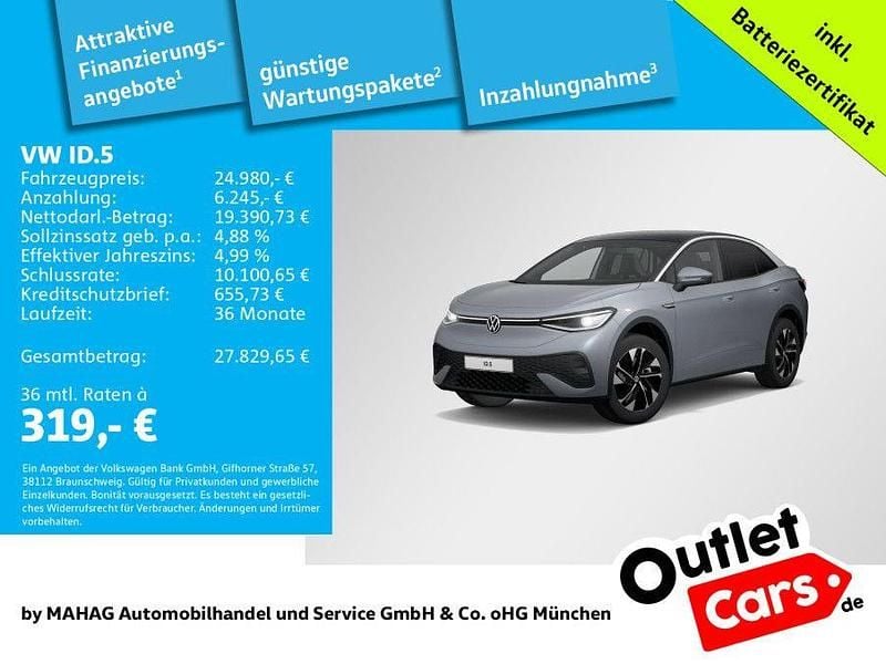 Grau Gebraucht 2022 VW ID.5 Pro SUV | 24.980 € (Fairer Preis) - Bild 1/1