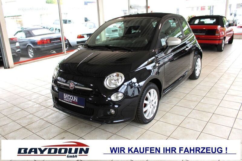 Schwarz Gebraucht 2015 Fiat 500S S Cabrio | 7.800 € (Fairer Preis) - Bild 1/3