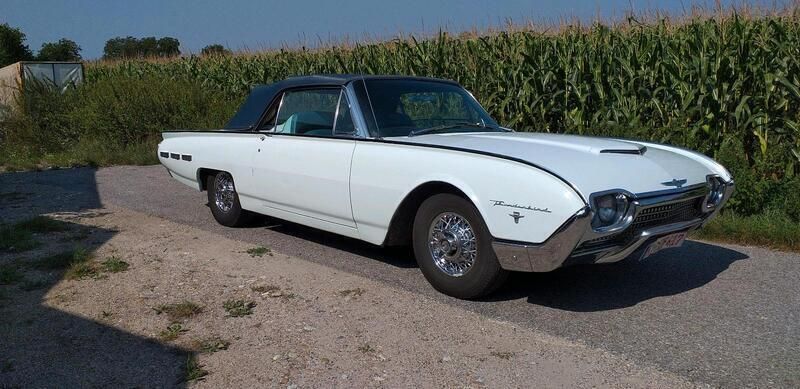 Weiß Gebraucht 1962 Ford Thunderbird Cabrio | 26.000 € - Bild 1/4