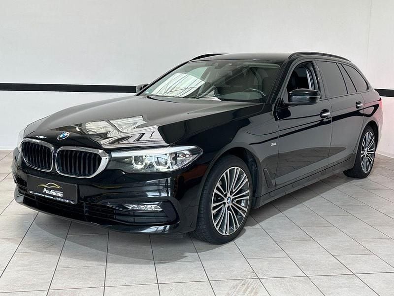 Schwarz ii Gebraucht 2018 BMW 520 Sport Line Kombi | 17.290 € (Guter Preis) - Bild 1/4