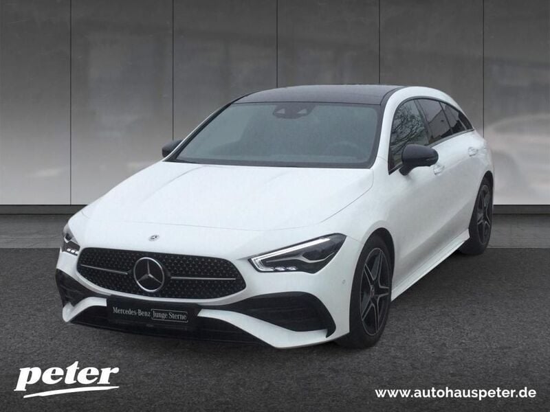 Unilack polarweiß Gebraucht 2023 Mercedes CLA220 Shooting Brake AMG Kombi | 44.890 € - Bild 1/4