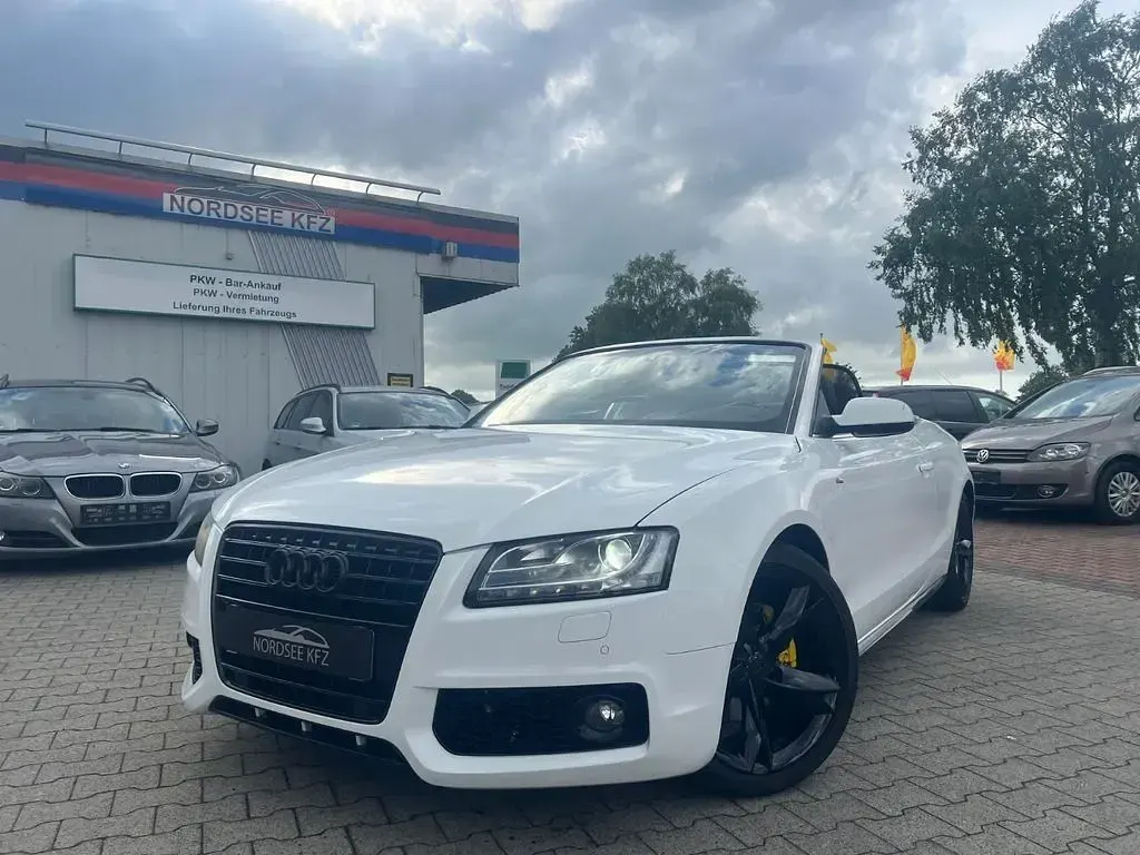 Gebraucht Audi A5 Cabriolet S-Line 179 PS (131 kW) 2010 Weiß Cabrio