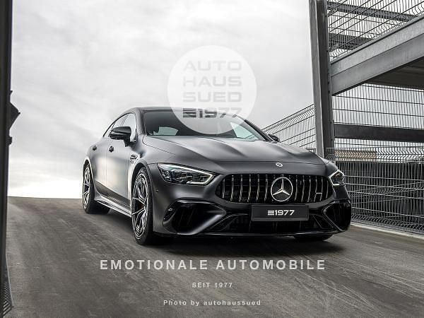 Grau (manufaktur graphitgrau) Gebraucht 2024 Mercedes AMG GT63 S E Performance AMG Coupé | 198.500 € - Bild 1/4