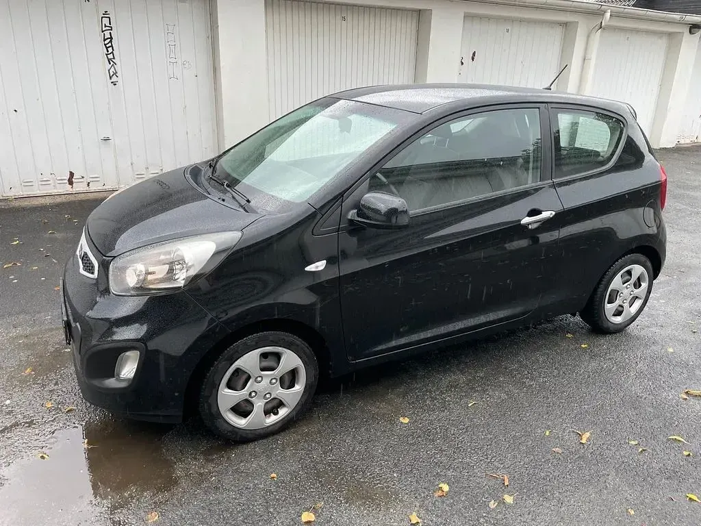 Gebraucht Kia Picanto Edition 7 69 PS (50 kW) 2015 Schwarz Kleinwagen