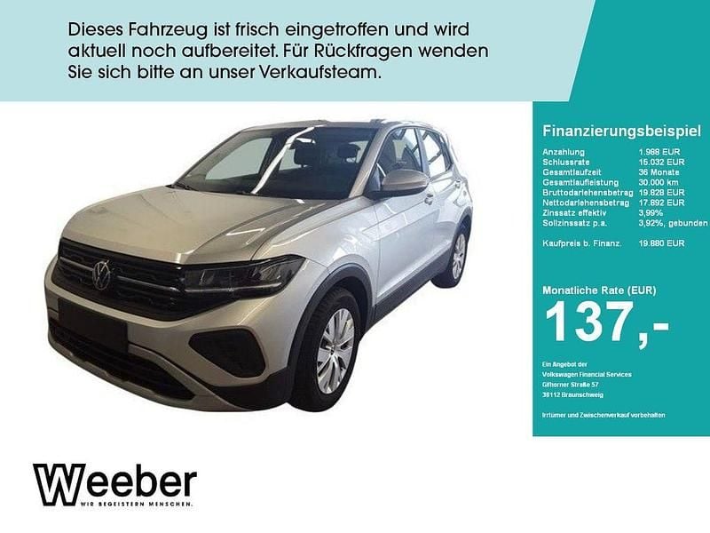 Silber Gebraucht 2025 VW T-Cross SUV | 19.880 € (Superpreis) - Bild 1/4