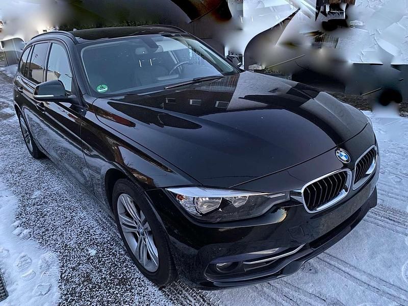Schwarz Gebraucht 2016 BMW 320 Sport Line Kombi | 14.750 € (Fairer Preis) - Bild 1/4