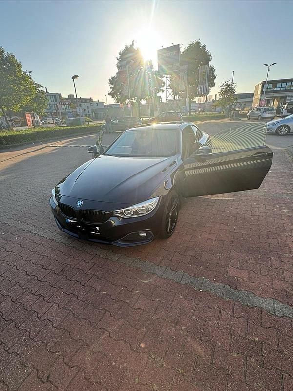 Schwarz Gebraucht 2016 BMW 430 Cabriolet Sport Line Cabrio | 18.000 € - Bild 1/4
