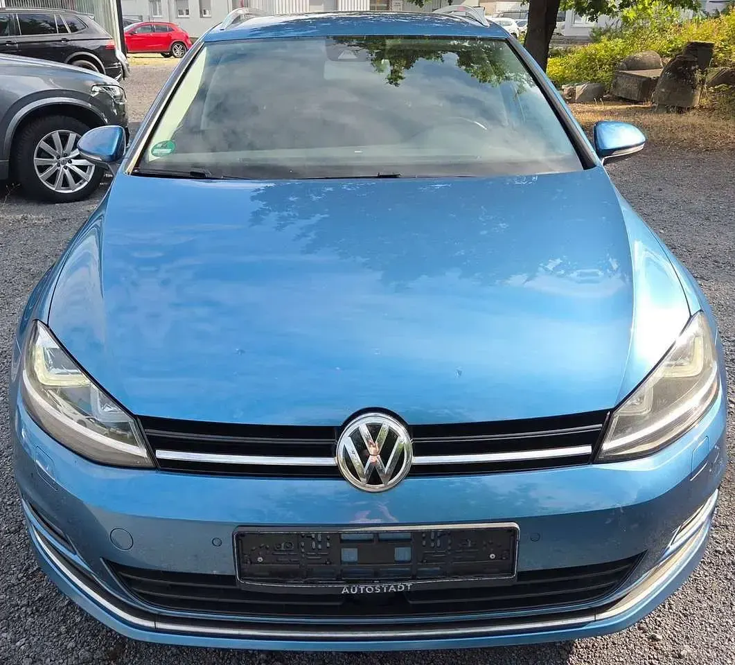 Gebraucht VW Golf VII Highline 150 PS (110 kW) 2014 Pacific blue Kombi