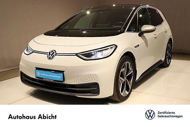Gebraucht VW ID.3 Pro 150 kW (204 PS) 2020 Weiß Kleinwagen