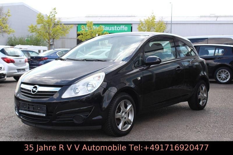 Gebraucht Opel Corsa Edition 80 PS (58 kW) 2008 Schwarz Kleinwagen