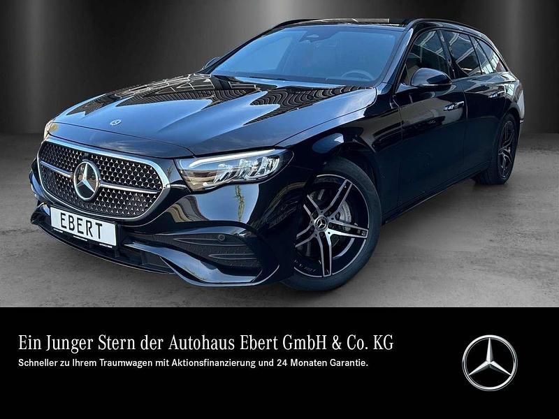 Obsidianschwarz Gebraucht 2023 Mercedes E220 Advanced Kombi | 45.880 € (Fairer Preis) - Bild 1/4