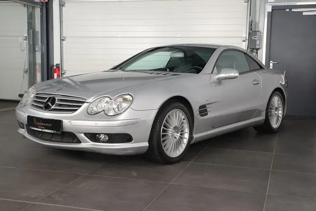 Gebraucht Mercedes SL55 AMG AMG 500 PS (367 kW) 2004 744 brillantsilber Cabrio