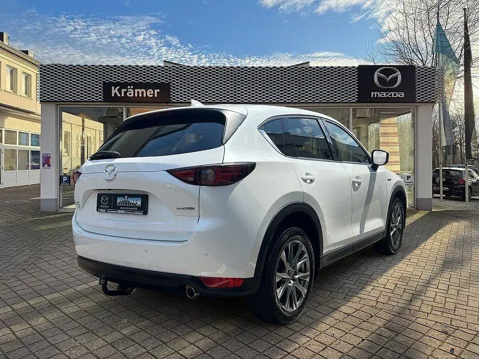 Gebraucht Mazda CX-5 Edition 184 PS (135 kW) 2021 Weiß SUV
