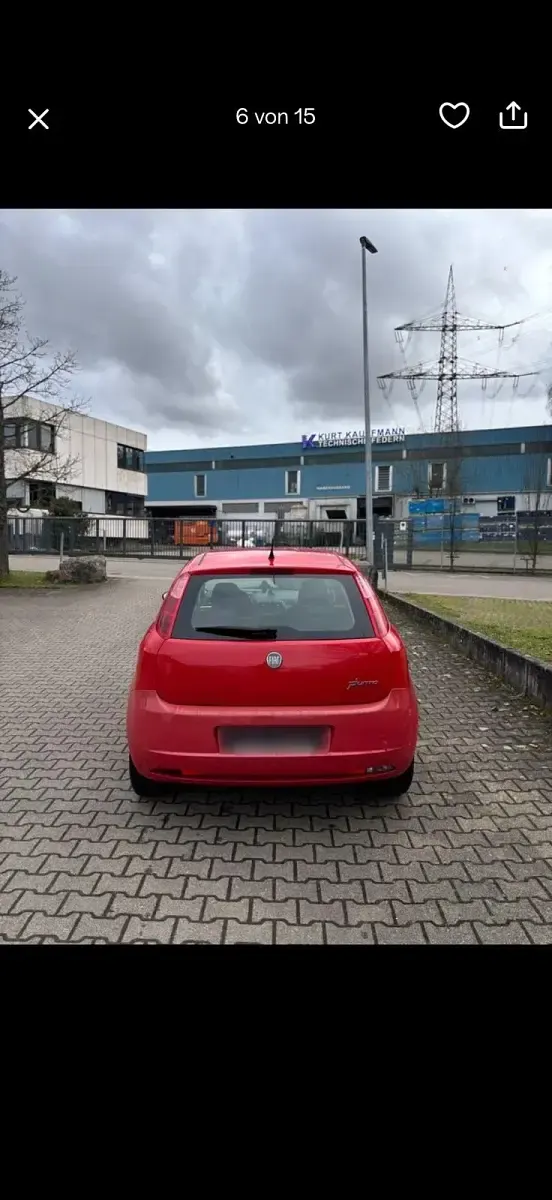 Używany Fiat Panda 110 KM (80 kW) 2007 Czerwony Hatchback