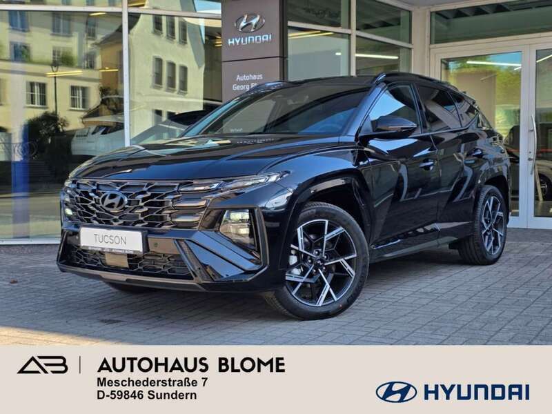 Abyss black / met Neu 2025 Hyundai Tucson N Line SUV | 44.490 € (Teuer) - Bild 1/4