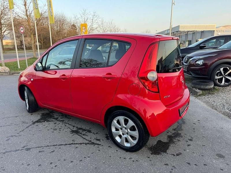 Gebraucht Opel Agila Edition 86 PS (63 kW) 2008 H:glutrot/f:tomatenrot Kleinwagen
