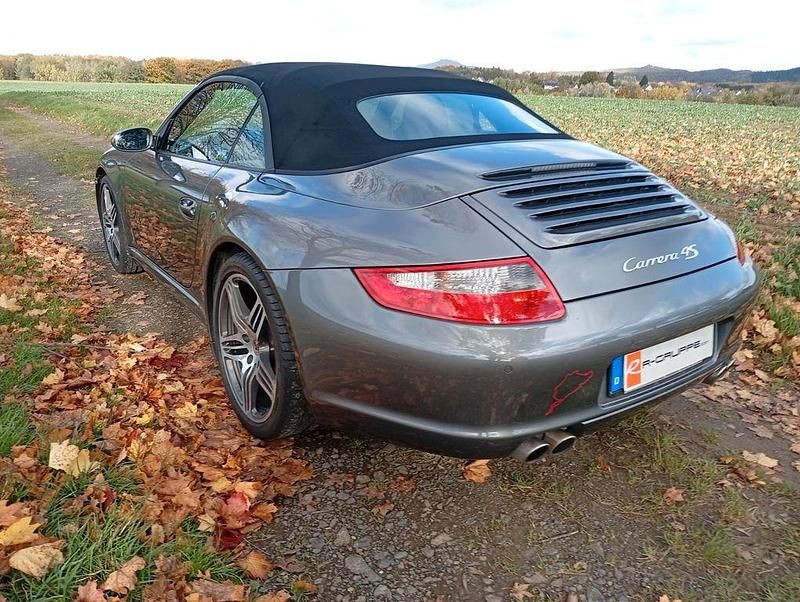 Grau Gebraucht 2008 Porsche 911 Carrera 4S Cabriolet Cabrio | 54.000 € (Superpreis) - Bild 1/4