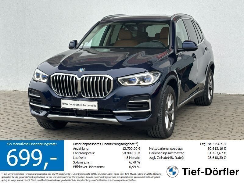 Bmw individual tansanitblau me Gebraucht 2022 BMW X5 xLine SUV | 53.490 € (Superpreis) - Bild 1/4