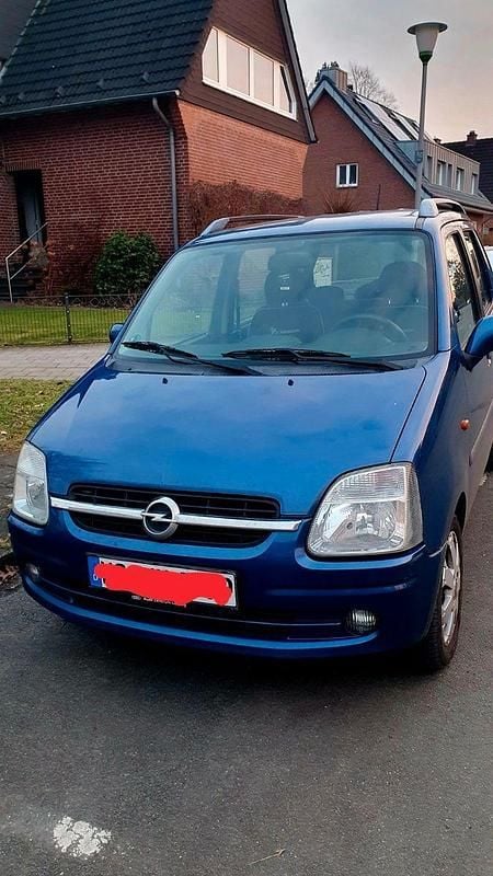 Blau Gebraucht 2003 Opel Agila Kleinwagen | 900 € (Guter Preis) - Bild 1/3