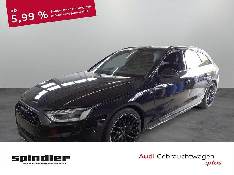Mythosschwarz metallic Gebraucht 2022 Audi A4 Ambiente Kombi | 31.980 € (Fairer Preis) - Bild 1/4
