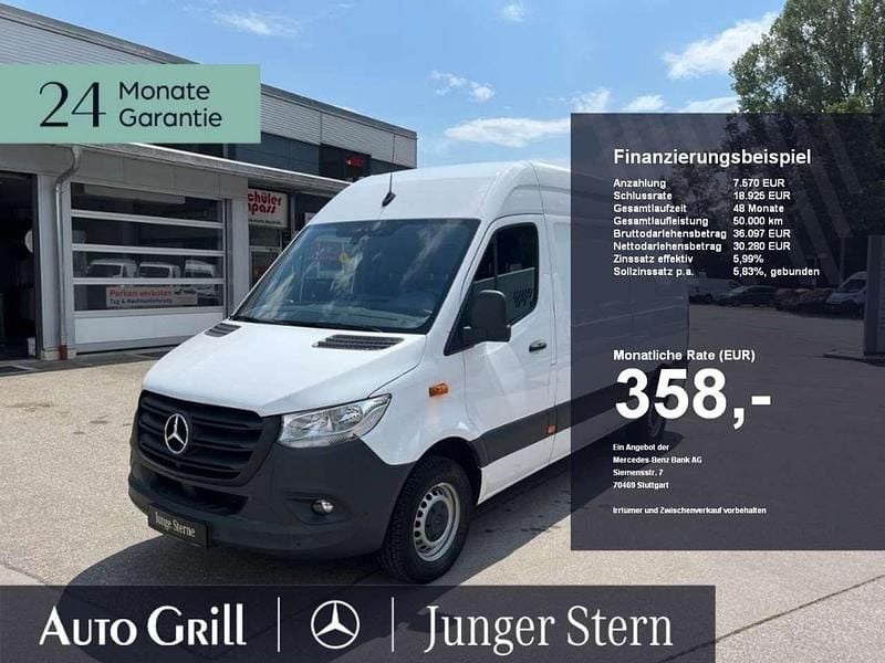 Arktikweiss Gebraucht 2023 Mercedes Sprinter Van | 35.169 € (Guter Preis) - Bild 1/4