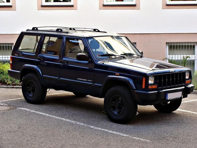 Gebraucht Jeep Cherokee 116 PS (85 kW) 2000 Blau metallic SUV
