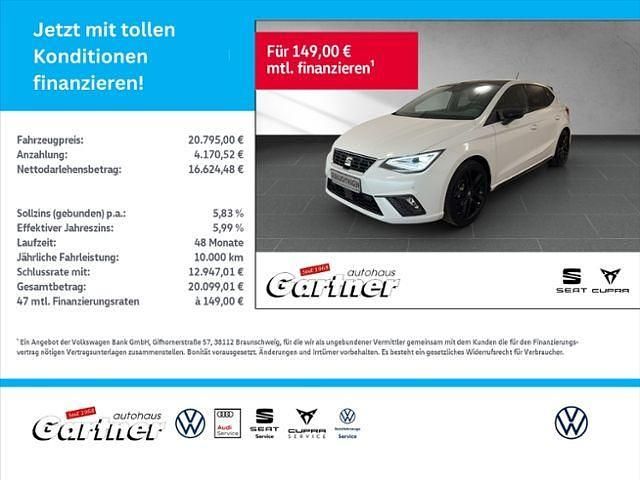 Gebraucht Seat Ibiza FR 95 PS (69 kW) 2024 Nevada weiß metallic Limousine