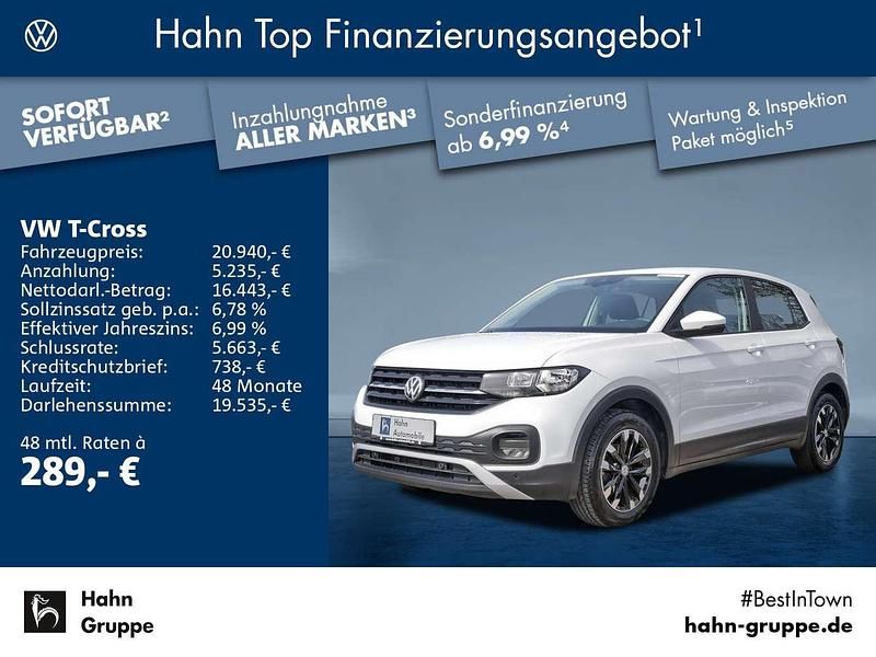 Pure white Gebraucht 2019 VW T-Cross SUV | 20.940 € (Etwas zu teuer) - Bild 1/4