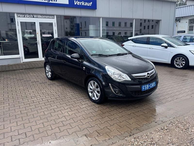 Gebraucht Opel Corsa 69 PS (50 kW) 2012 Schwarz Kleinwagen