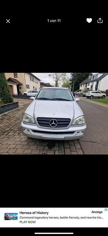 Grau Gebraucht 2004 Mercedes ML270 SUV | 5.149 € (Fairer Preis) - Bild 1/4